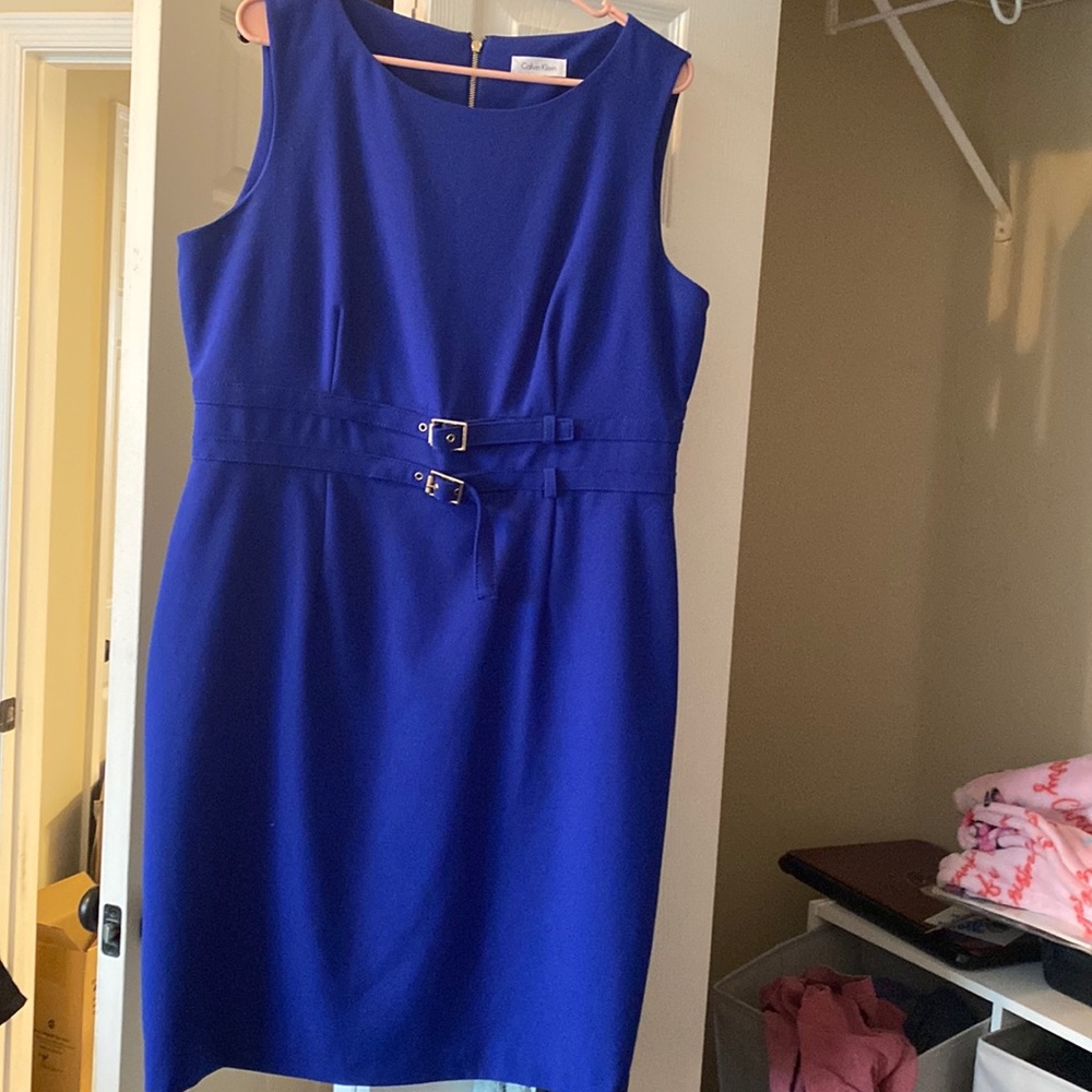 Calvin Klein Blue Dress Size 12